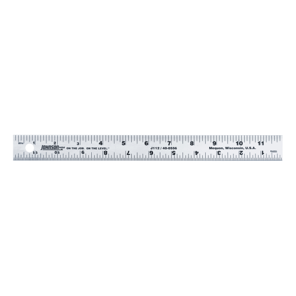 Johnson Level 4-ft Metal Ruler in the Yardsticks & Rulers department at